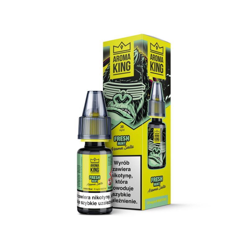 Liquid Aroma King Gorilla Salt - Fresh Mint 20mg 10ml Bigvapoteur