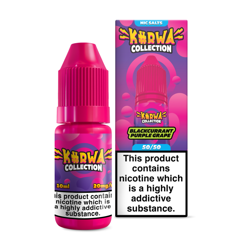 Liquid K*RWA Salt - Blackcurrant Purple Grape 20mg 10ml Bigvapoteur