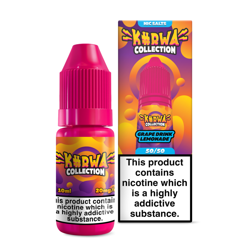 Liquid K*RWA Salt - Grape Drink Lemonade 20mg 10ml Bigvapoteur