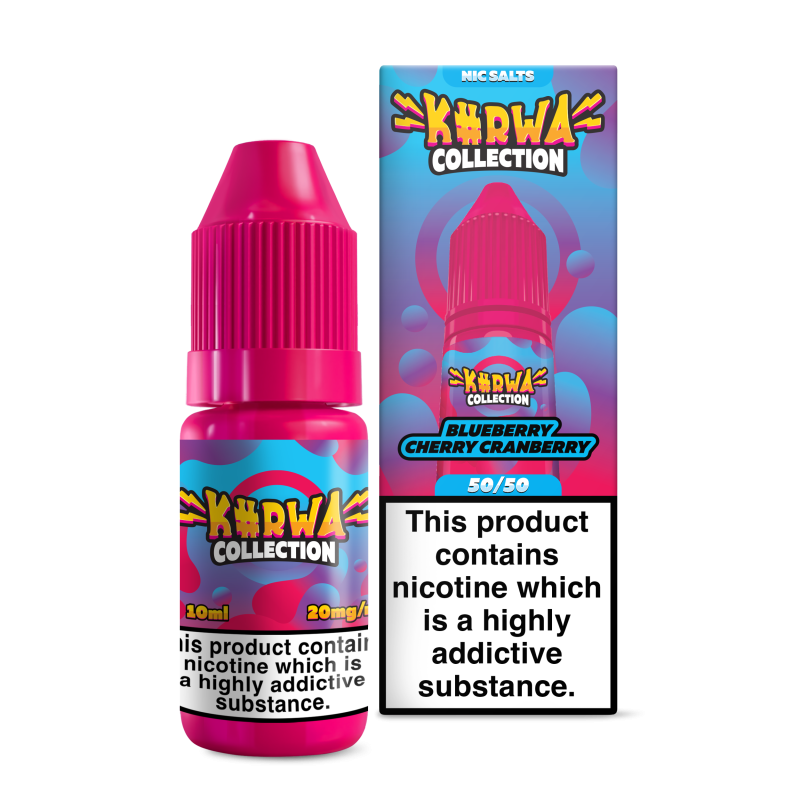 Liquid K*RWA Salt - Blueberries Cherries Cranberries 20mg 10ml Bigvapoteur