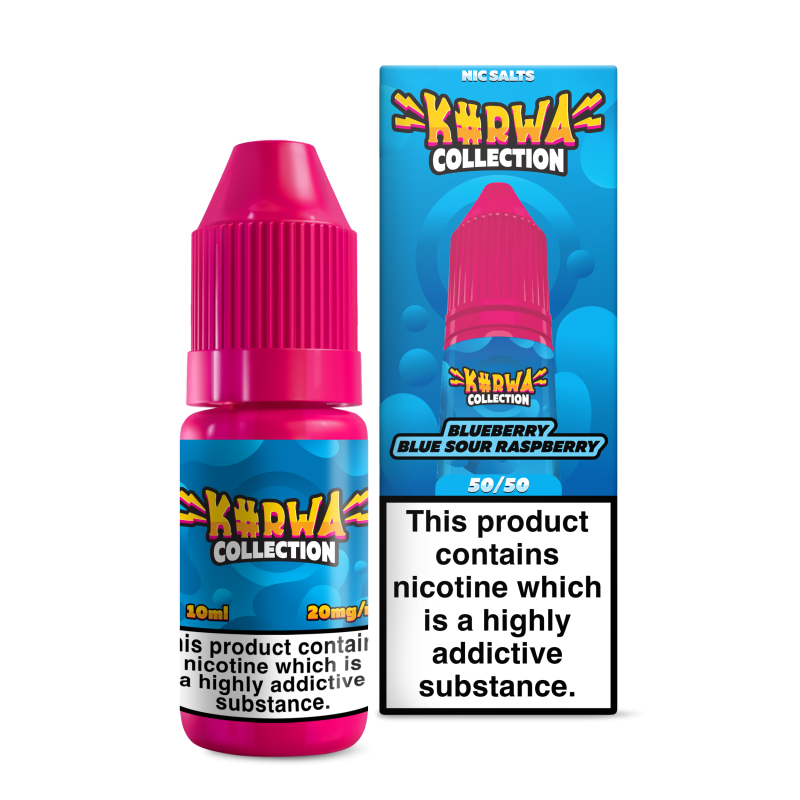K*RWA Salt E-Liquid - Blueberries Blue Sour Raspberries 20mg 10ml Bigvapoteur