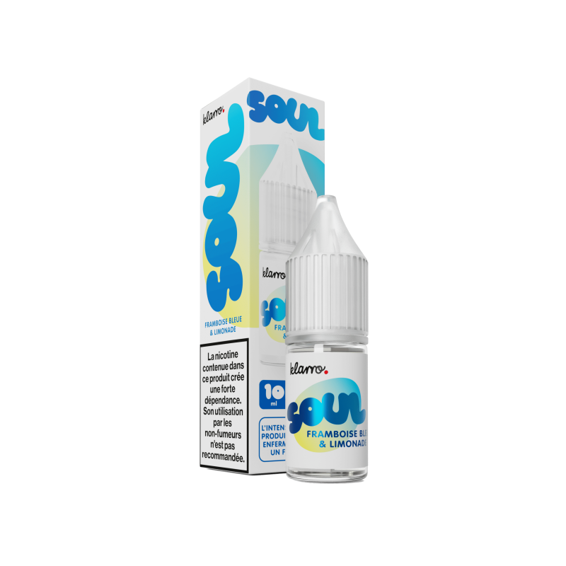 Klarro Soul Salt E-liquid 10ml 20mg - Blue Raspberry & Lemonade | BigVapoteur