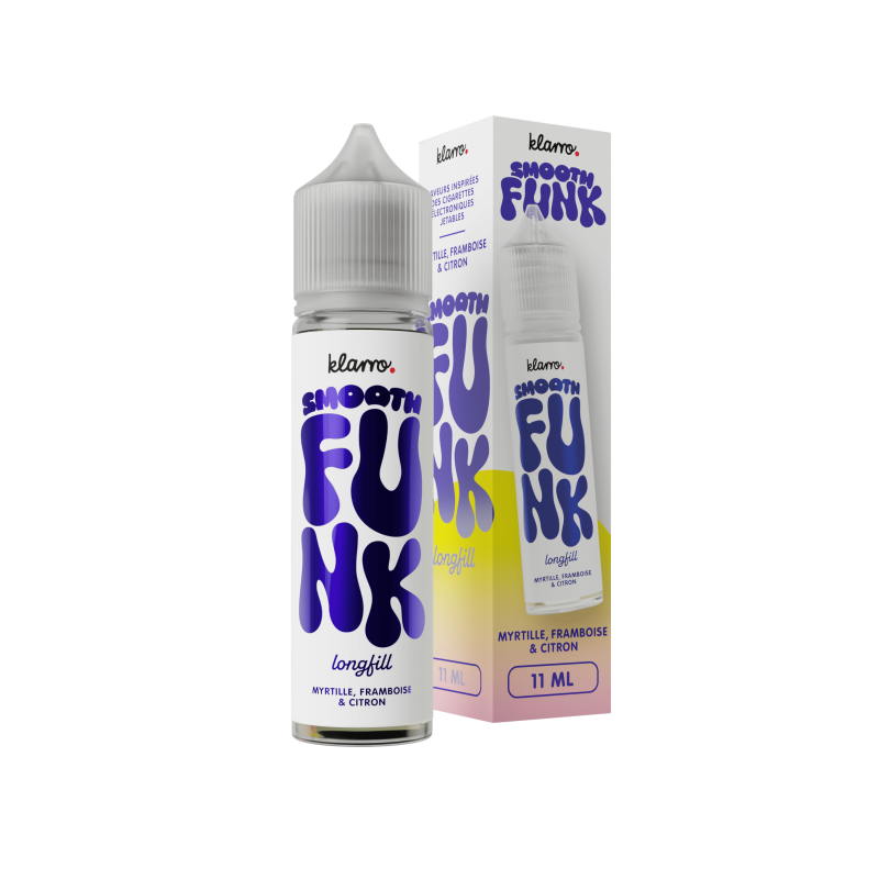 Longfill Klarro Smooth Funk - Myrtille Framboise & Citron 11/60ml | BigVapoteur