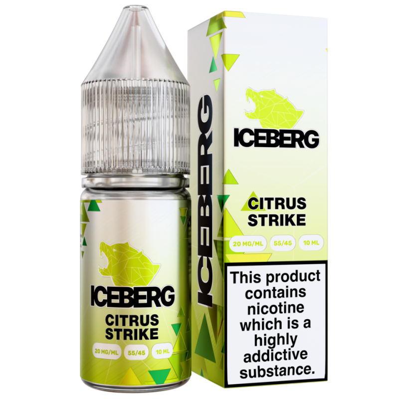ICEBERG Salt E-Liquid - Citrus Strike 20mg 10ml Bigvapoteur