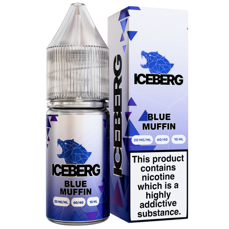 E-Liquide ICEBERG Salt - Blue Muffin 20mg 10ml Bigvapoteur