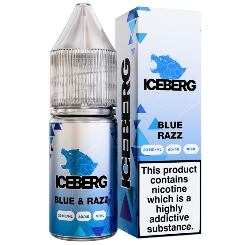 ICEBERG Salt E-Liquid - Blue & Razz 20mg 10ml Bigvapoteur