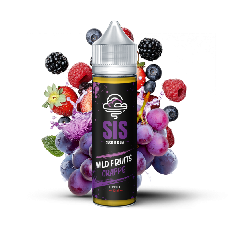 Longfill SIS Black - Wild Fruits Grape 12/60ml Bigvapoteur