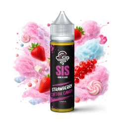 SIS Strawberry Cotton Candy Longfill 7.5/75ml  Bigvapoteur