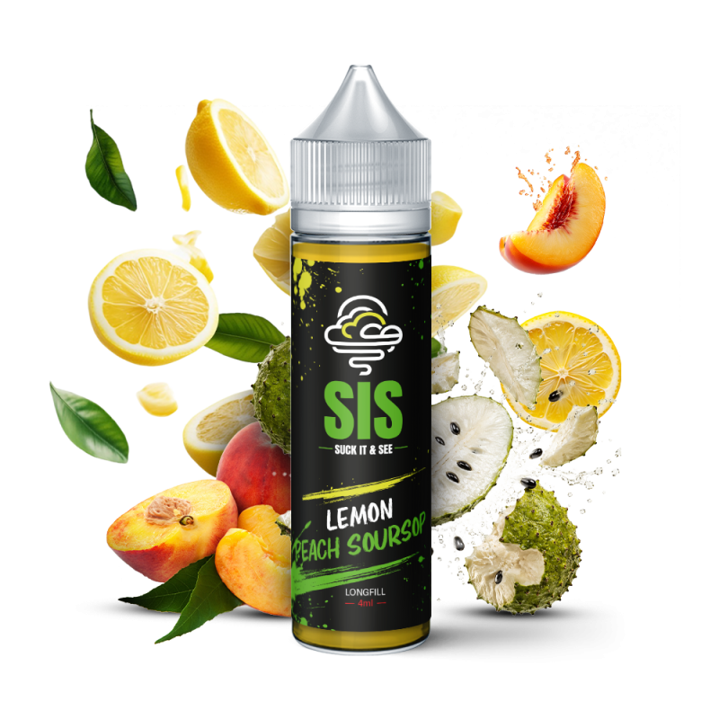 Longfill SIS - Lemon Peach Soursop 4/75ml  Bigvapoteur