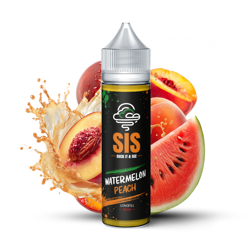 SIS Watermelon Peach Longfill 8.5/75ml Bigvapoteur