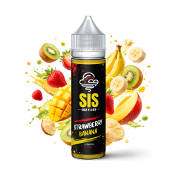 SIS Strawberry Banana Longfill 6/75ml Bigvapoteur