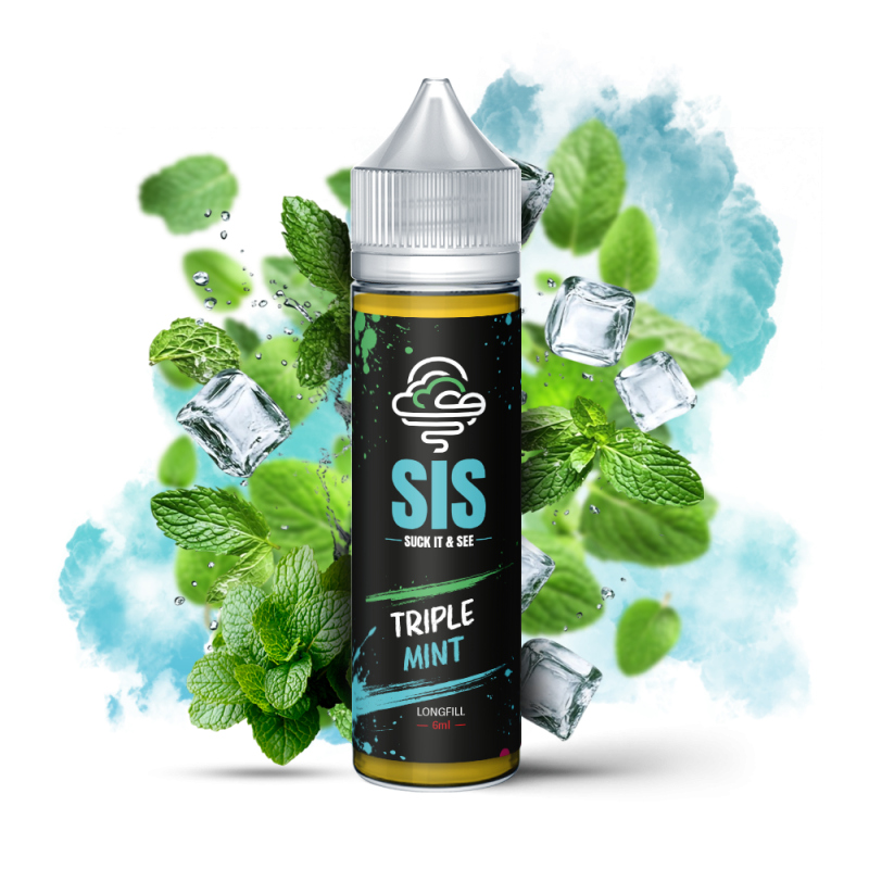Longfill SIS - Triple Mint 6/75ml Bigvapoteur