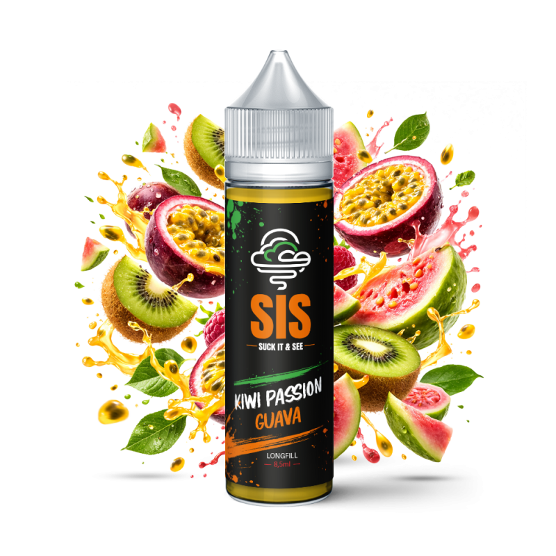 SIS Kiwi Passion Guava Longfill 8.5/75ml Bigvapoteur