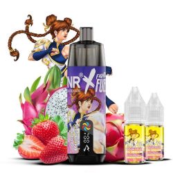 Shisha JNR x Fighter Fuel Plus 28K 20mg + 2 E-Liquides 10ml – Gold Mawashi Bigvapoteur