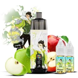 JNR x Fighter Fuel Shisha Plus 28K 20mg + 2 E-Liquids 10ml – Green Blitz Bigvapoteur