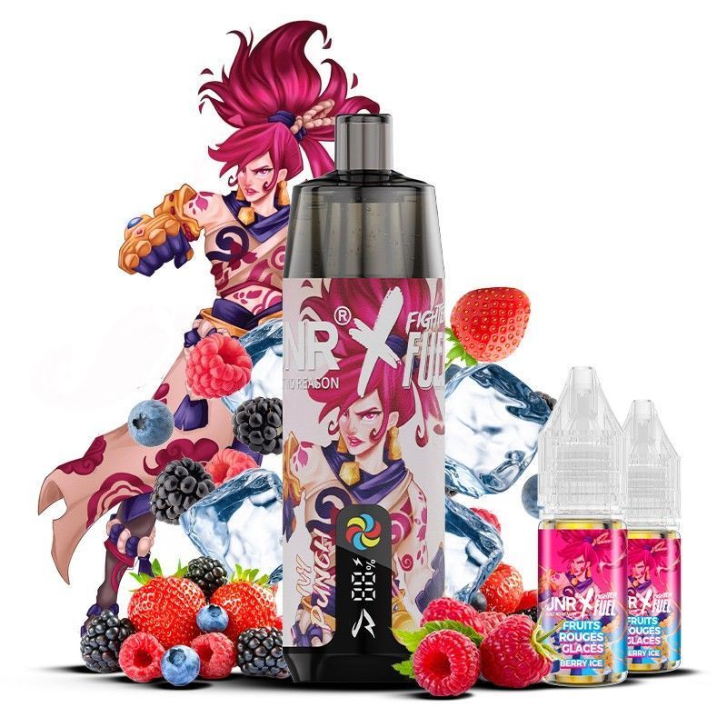 Shisha JNR x Fighter Fuel Plus 28K 20mg + 2 Liquidy 10ml – Ivy Punch Bigvapoteur