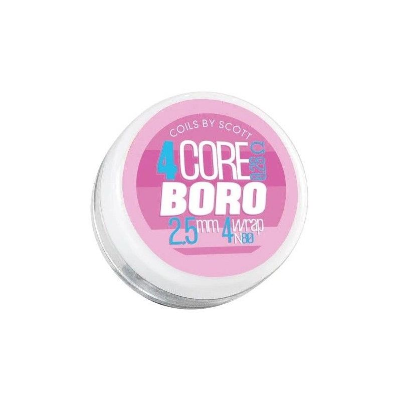 Grzałka 4-Core Boro Ni80 0,28 - Coils by Scott | BigVapoteur