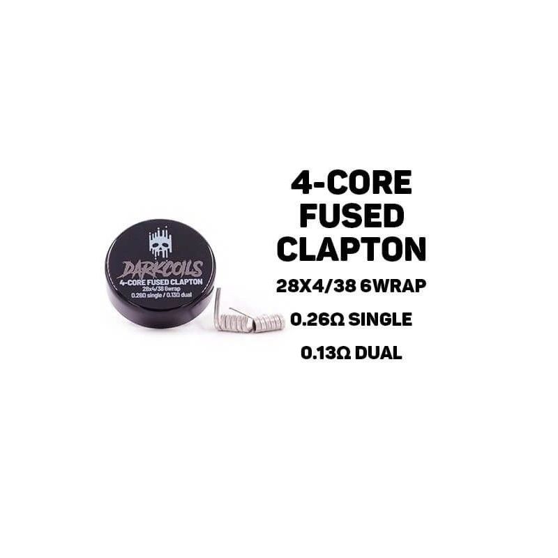Grzałka DARK COILS - 4-CORE FUSED CLAPTON 0,13 | BigVapoteur