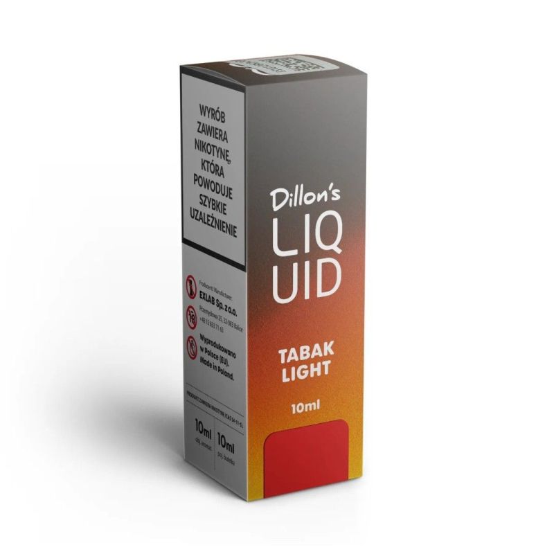 Liquid Dillon's 10ml - Tabak Light 6MG | BigVapoteur