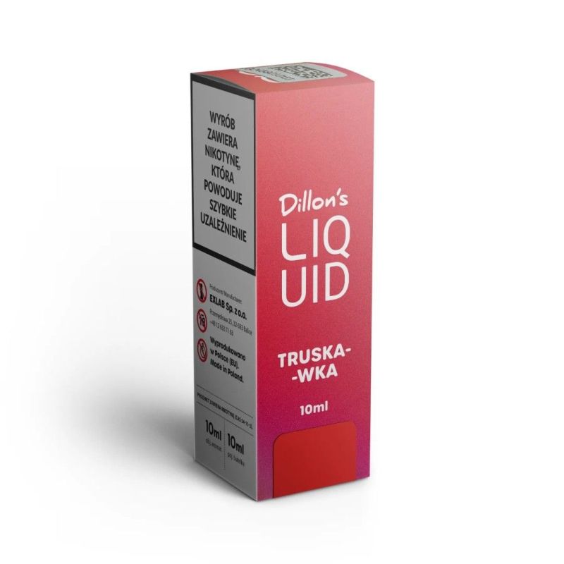 Liquid Dillon's 10ml - Truskawka 20MG | BigVapoteur