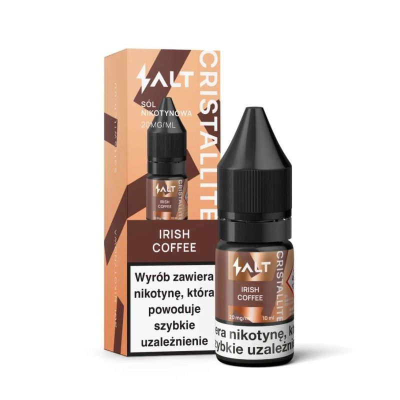 LIQUID CRISTALLITE Salt 10ml 20mg - Irish Coff | BigVapoteur