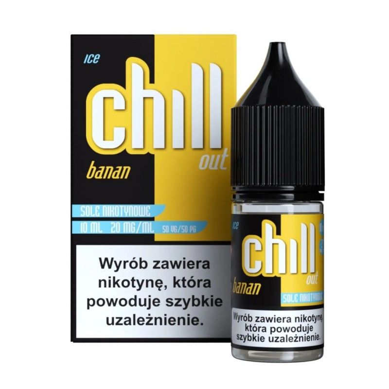 E-liquid Chill Out Salt 10ml - Banana Ice 20mg (A25) | BigVapoteur