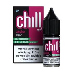 Liquid Chill Out Salt 10ml - Malina Mięta Ice | BigVapoteur