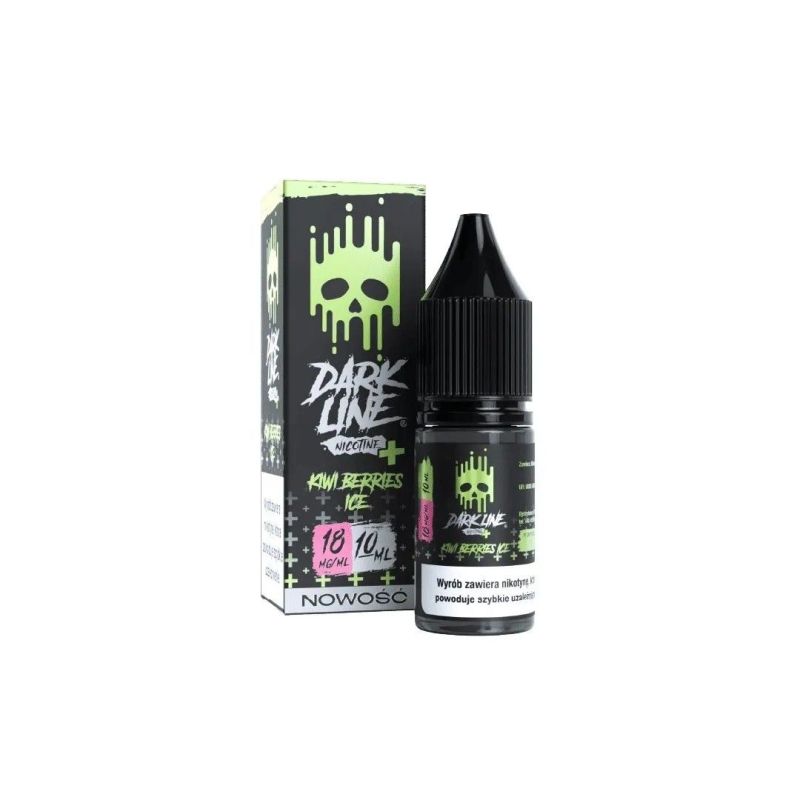E-liquid Dark Line Nicotine+ 10ml - Kiwi Berries Ice 18mg (A25) | BigVapoteur