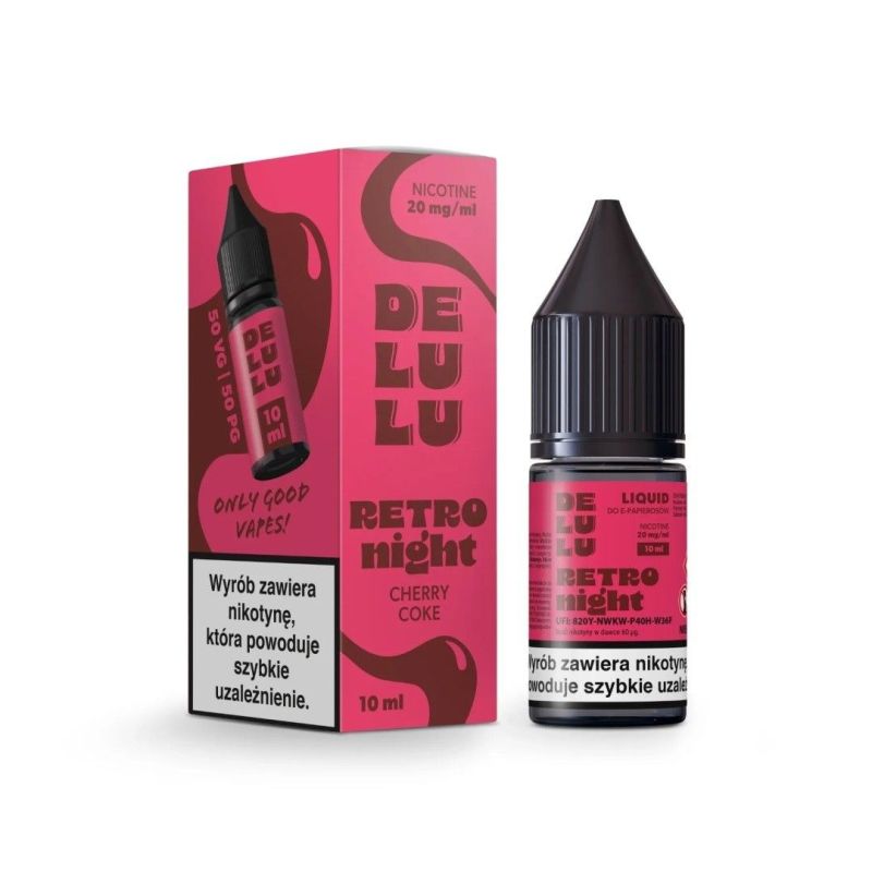 Liquid Delulu Salt 10ml - Retro Night 20mg (A2 | BigVapoteur