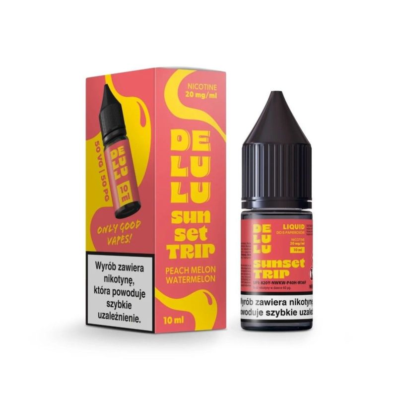 Liquid Delulu Salt 10ml - Sunset Trip 20mg (A2 | BigVapoteur
