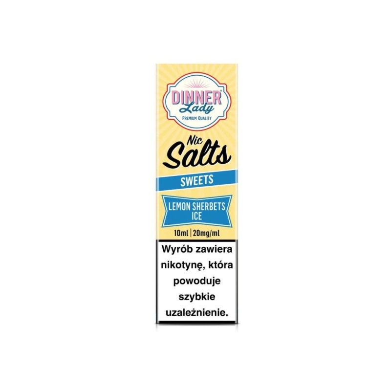 Liquid Dinner Lady Salt 20mg - Lemon Sherbets | BigVapoteur