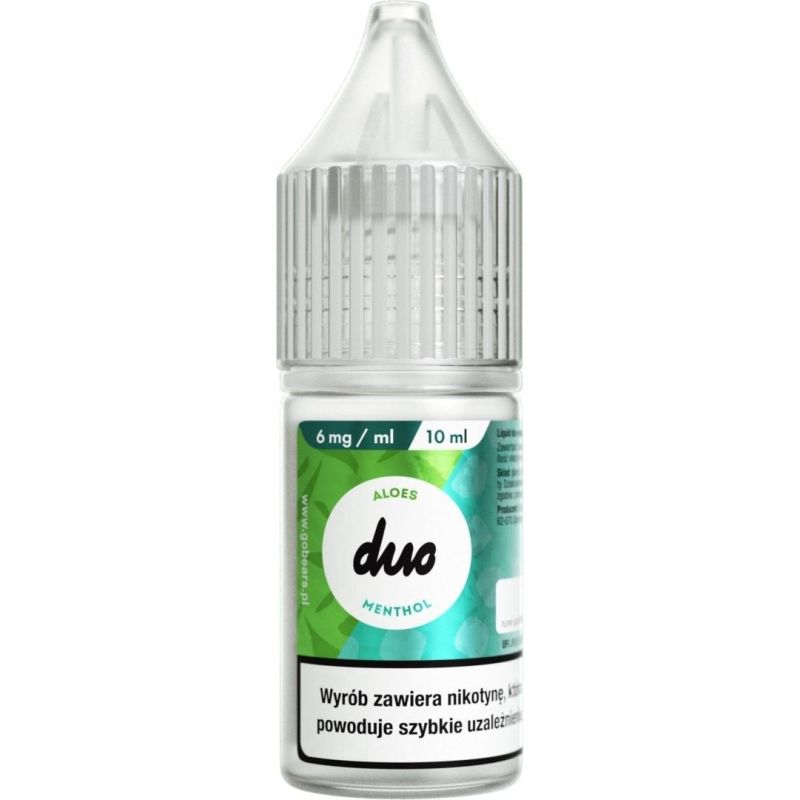Liquid Duo Nicotine 10ml - Aloes Menthol 6mg | BigVapoteur