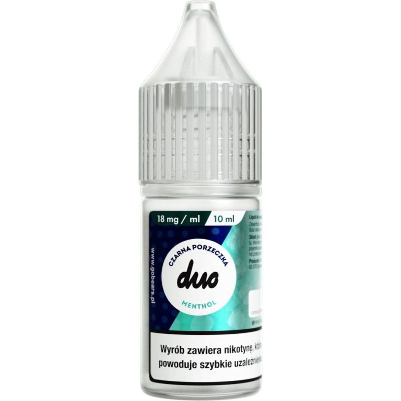 E-liquide Duo Nicotine 10ml - Cassis Menthol 18mg | BigVapoteur