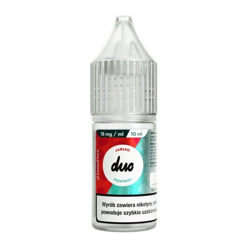 Liquid Duo Nicotine 10ml - Jabłko Menthol 6mg | BigVapoteur