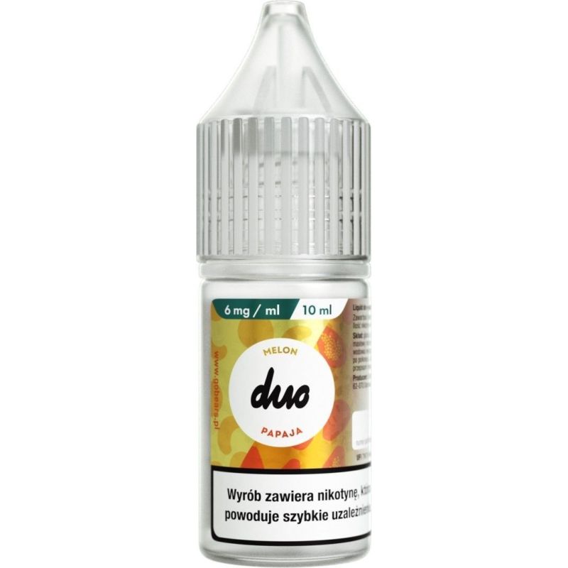 Liquid Duo Nicotine 10ml - Melon Papaja 6mg | BigVapoteur