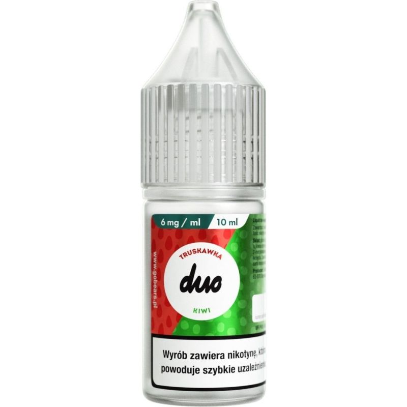 Liquid Duo Nicotine 10ml - Truskawka Kiwi 6mg | BigVapoteur