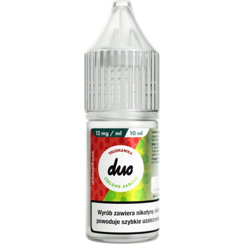 Liquid Duo Nicotine 10ml - Truskawka Zielone J | BigVapoteur