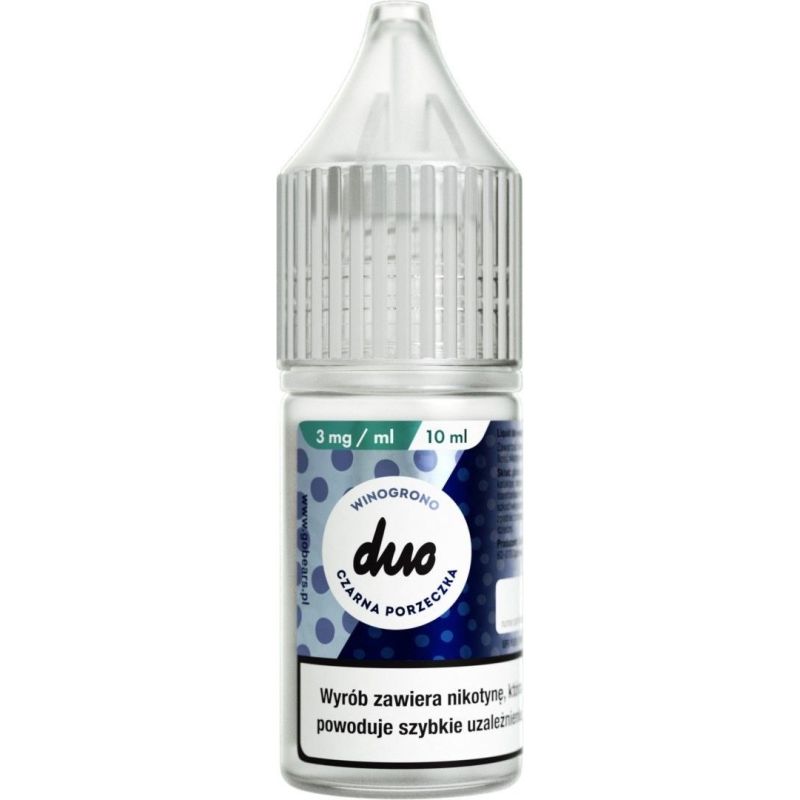 Liquid Duo Nicotine 10ml - Winogrono Czarna Po | BigVapoteur