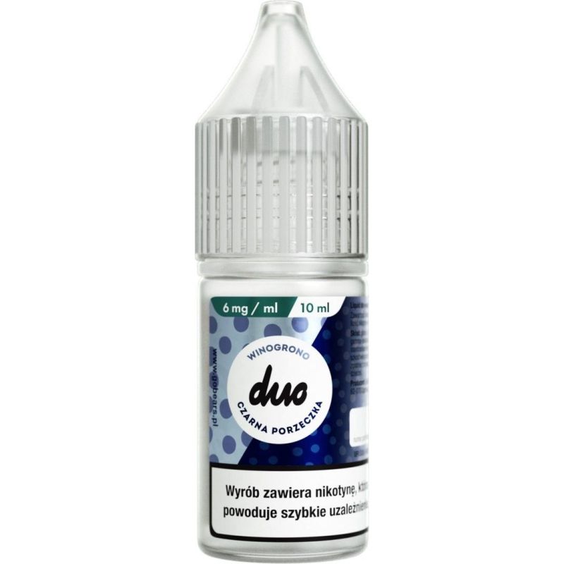 Liquid Duo Nicotine 10ml - Winogrono Czarna Po | BigVapoteur