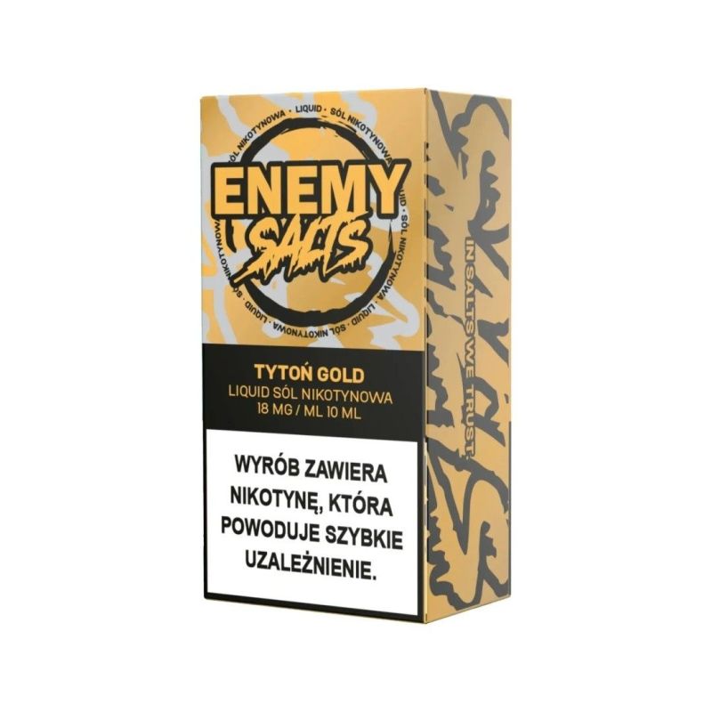 Liquid Enemy Salts - Tytoń Gold 18mg | BigVapoteur
