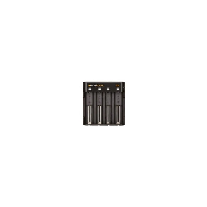 Chargeur E-Cig Power - C4 USB-C LED Li-ion Battery Charger | BigVapoteur