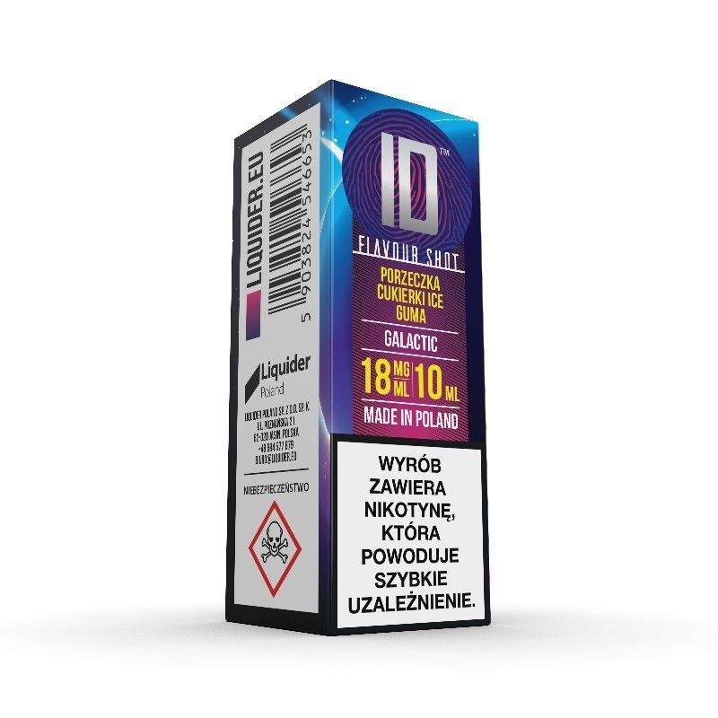Liquid ID - 10ml Galactic 18mg (A25) | BigVapoteur