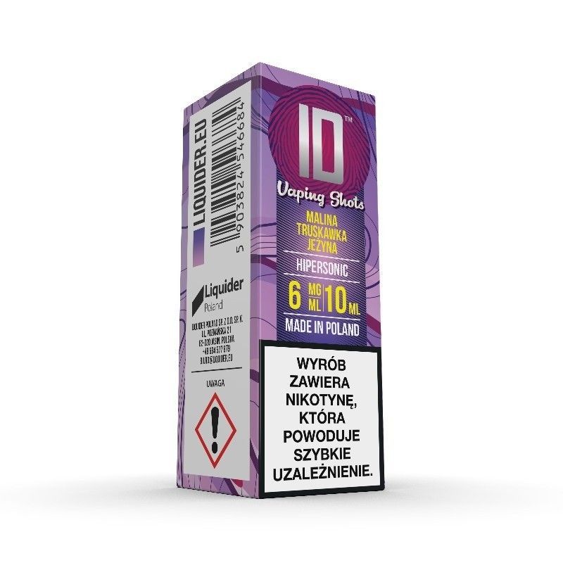 Liquid ID - 10ml Hipersonic 6mg (A25) | BigVapoteur