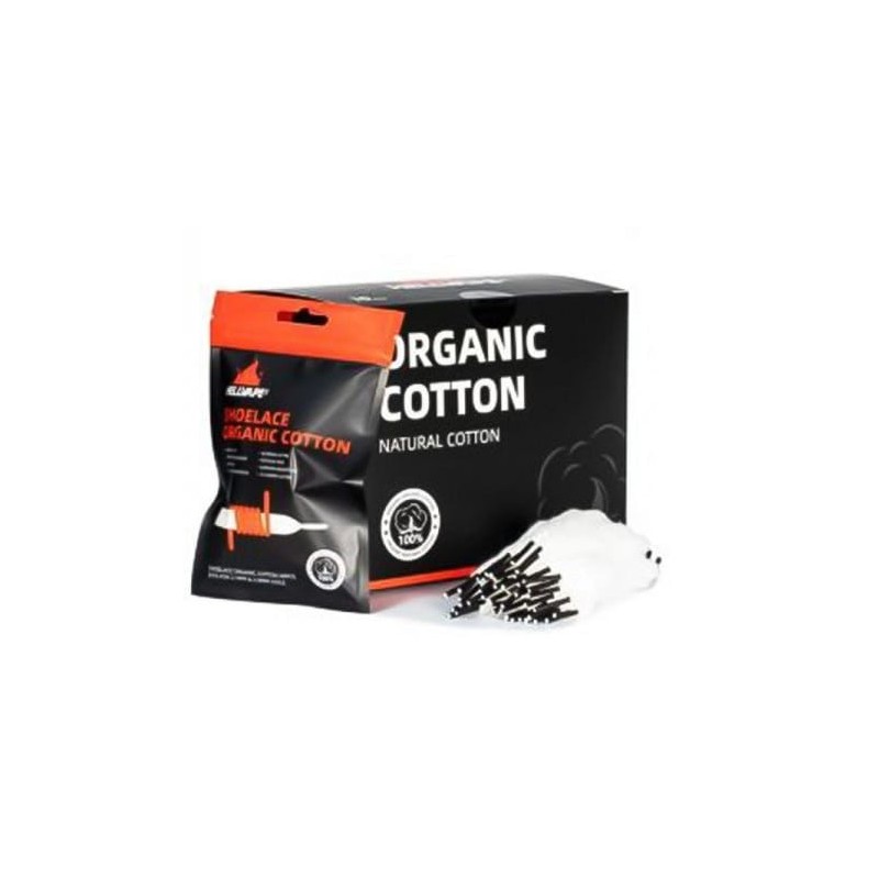 Shoelace Organic Cotton (single lace) (40pcs) - Hellvape | BigVapoteur