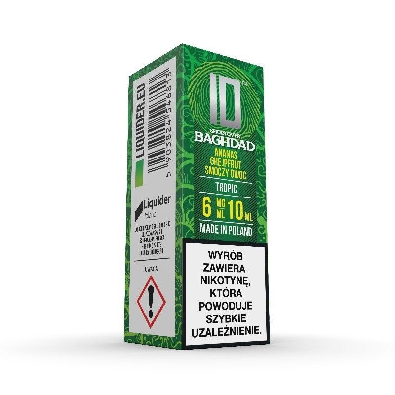Liquid ID - 10ml Tropic 6mg (A25) | BigVapoteur