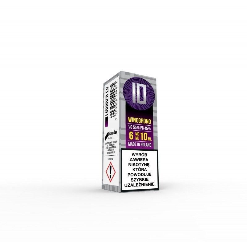 Liquid ID - 10ml Winogrono 6mg (A25) | BigVapoteur