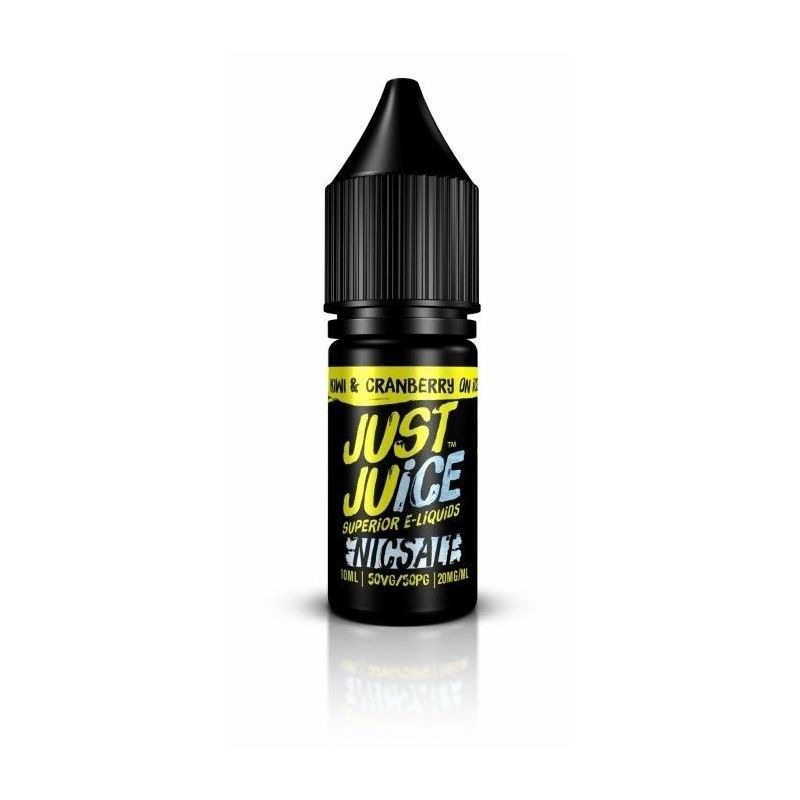 E-liquide Just Juice 10ml - Kiwi & Cranberries on Ice 11mg | BigVapoteur