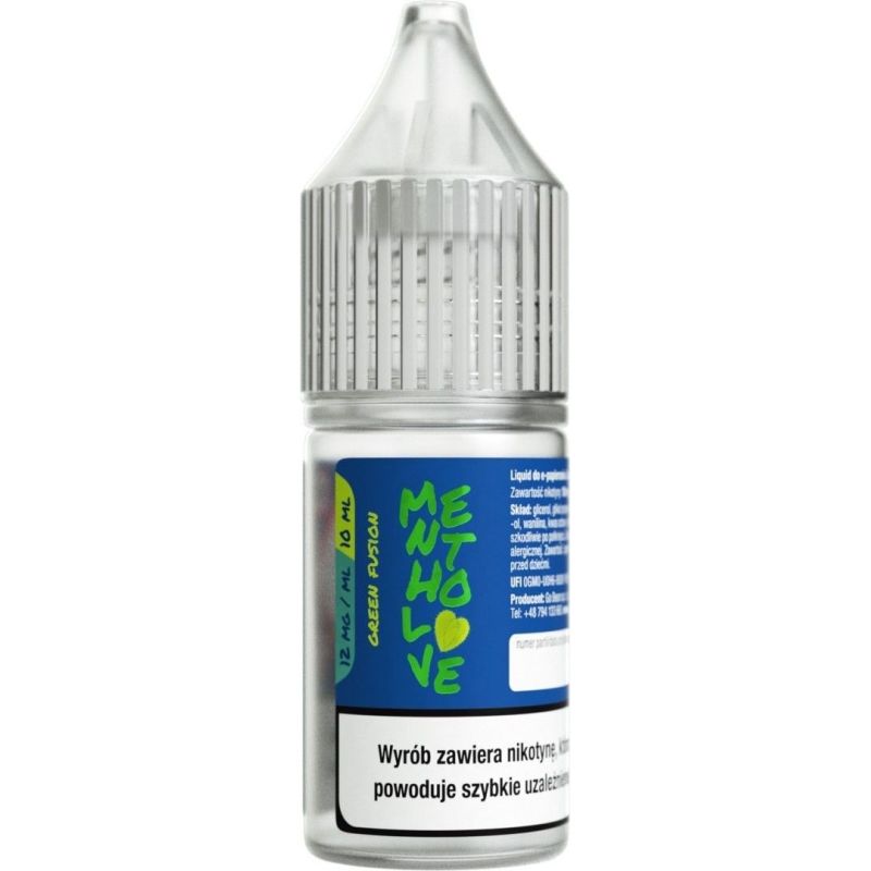 Liquid Mentholove Nicotine - Green Fusion 12mg | BigVapoteur