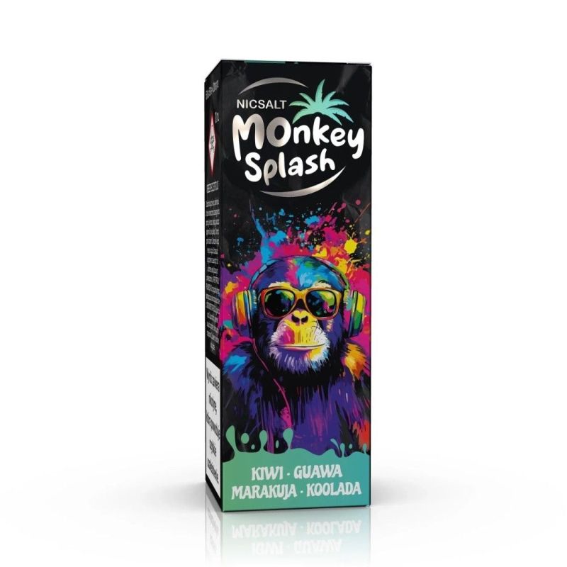 Liquid Monkey Splash Salt - Kiwi Guawa Marakuj | BigVapoteur