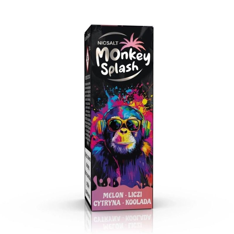 Liquid Monkey Splash Salt - Melon Liczi Cytryn | BigVapoteur